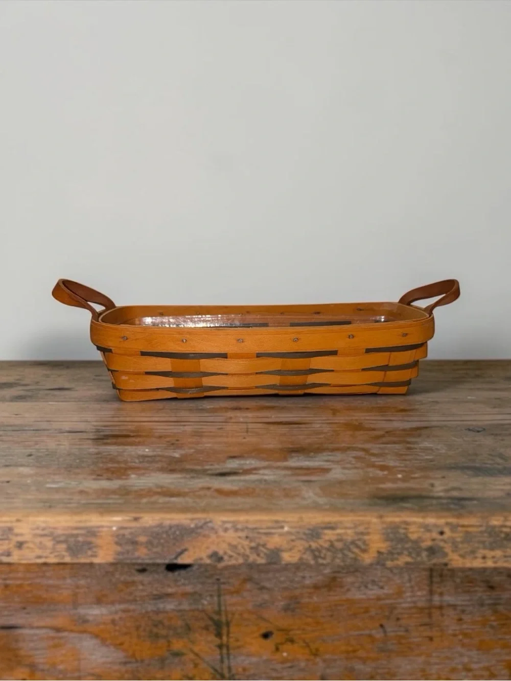 VINTAGE Longaberger Homestead Cracker Basket 1997